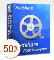 Avdshare Video Converter Discount Coupon