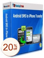 Backuptrans Android SMS to iPhone Transfer Discount Coupon Code