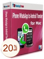 Backuptrans iPhone WhatsApp to Android Transfer Discount Coupon