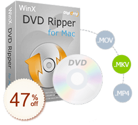 WinX DVD Ripper for Mac Code coupon de réduction