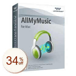 Wondershare AllMyMusic for Mac Discount Coupon