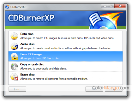 CDBurnerXP Shopping & Review Screenshot