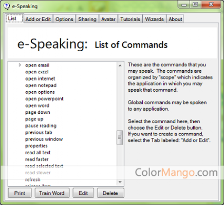e-Speaking Shopping & Review Screenshot
