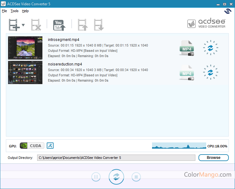 ACDSee Video Converter Screenshot