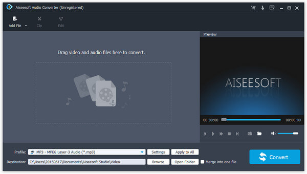 Aiseesoft Audio Converter Screenshot
