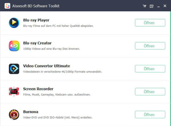 Aiseesoft BD Software Toolkit Screenshot