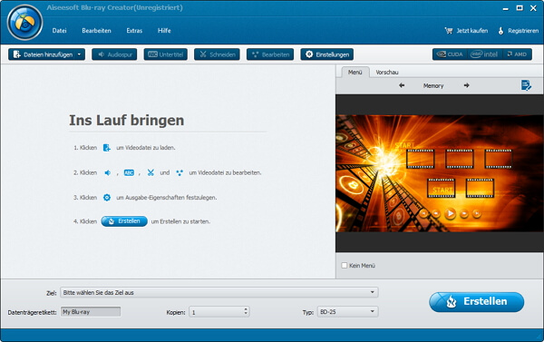 Aiseesoft Blu-ray Creator Screenshot