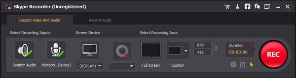 Aiseesoft Skype Recorder Screenshot