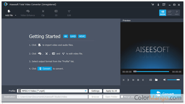 Aiseesoft Total Video Converter Screenshot