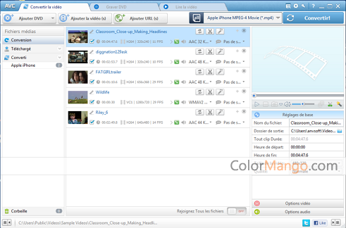 Any Video Converter Pro Screenshot