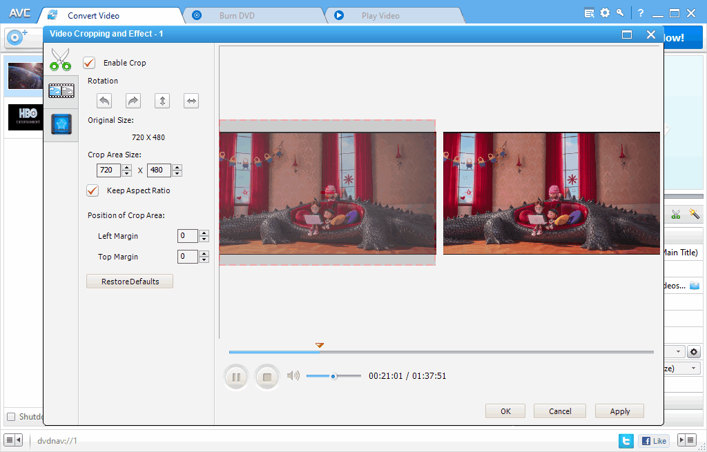 Any Video Converter Pro Screenshot
