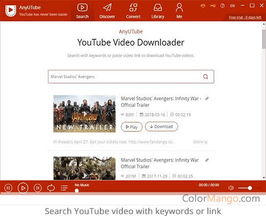 AnyUTube Screenshot