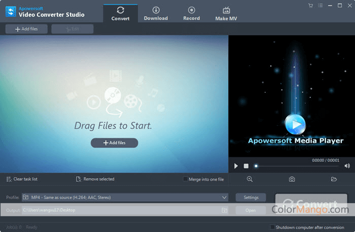 Apowersoft Video Converter Studio Screenshot