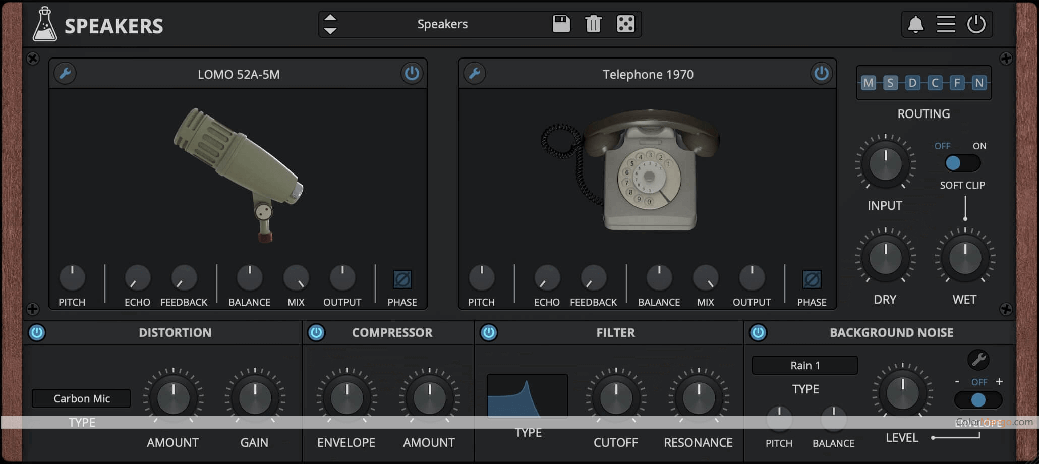 AudioThing - Speakers Screenshot