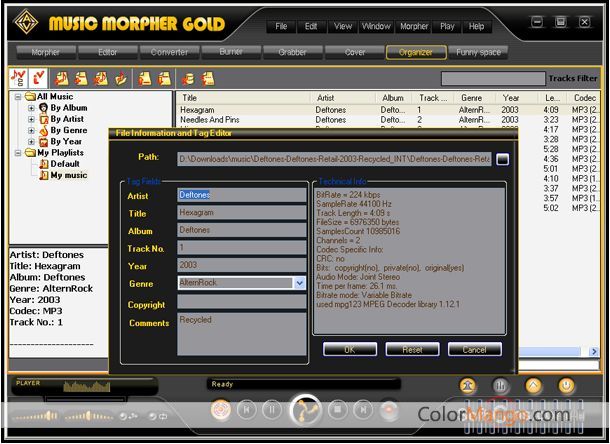AV Music Morpher Gold Screenshot