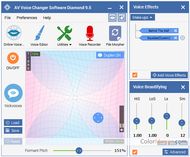 AV Voice Changer Software Diamond Screenshot