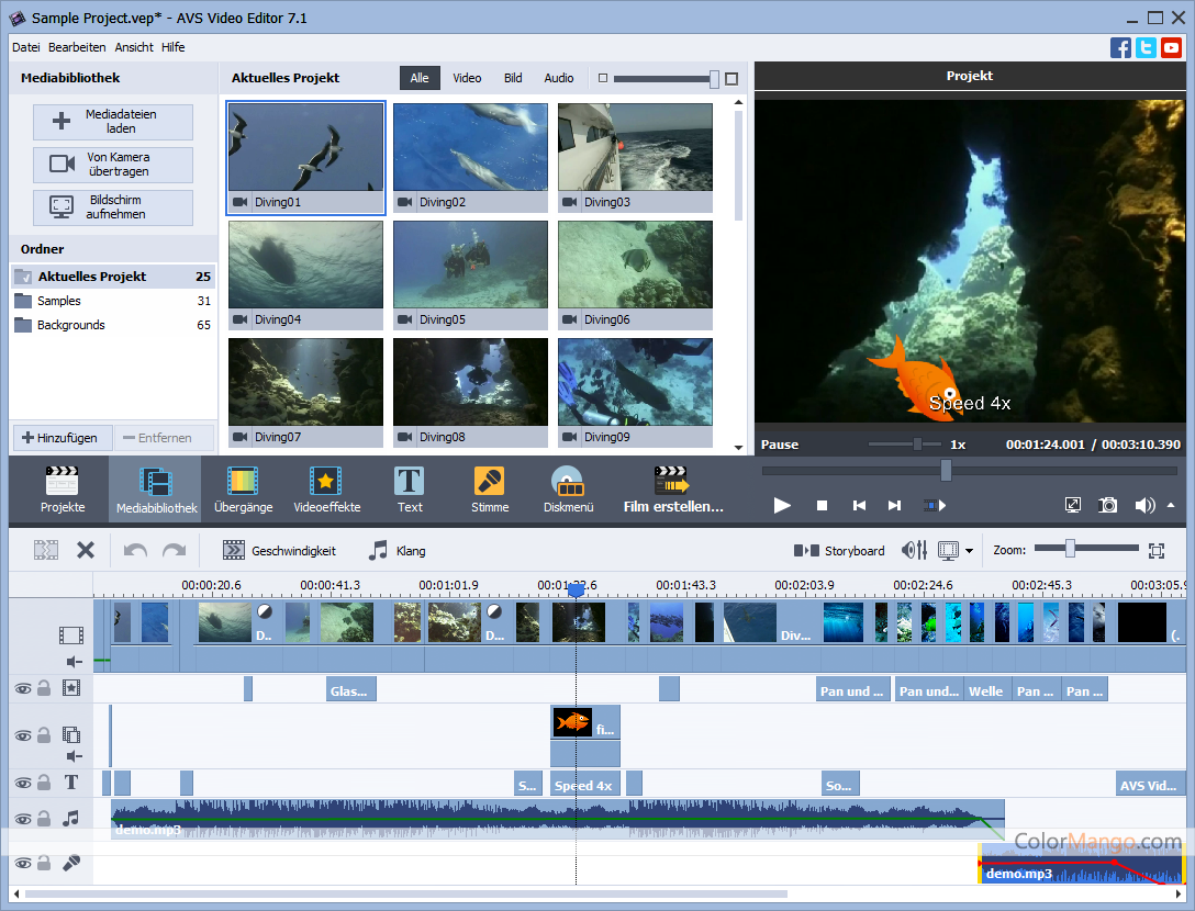 AVS Video Editor Screenshot