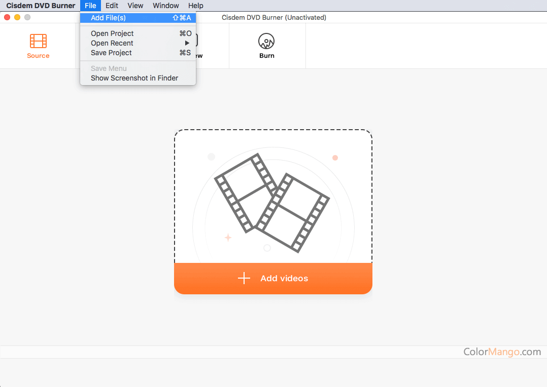 Cisdem DVD Burner for Mac Screenshot