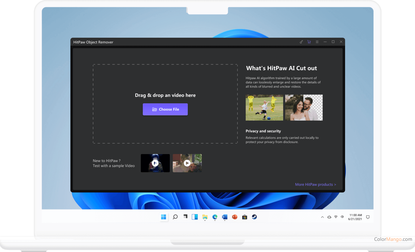 HitPaw Video Object Remover Screenshot