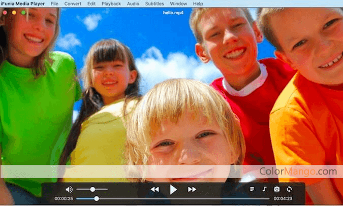 iFunia Media Player for Mac Screenshot