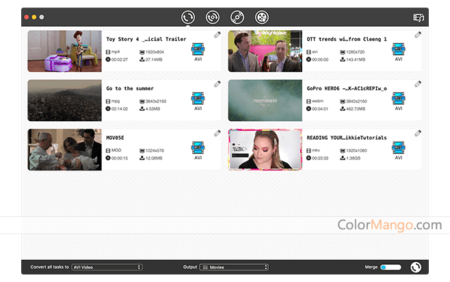 iFunia Video Converter for Mac Screenshot