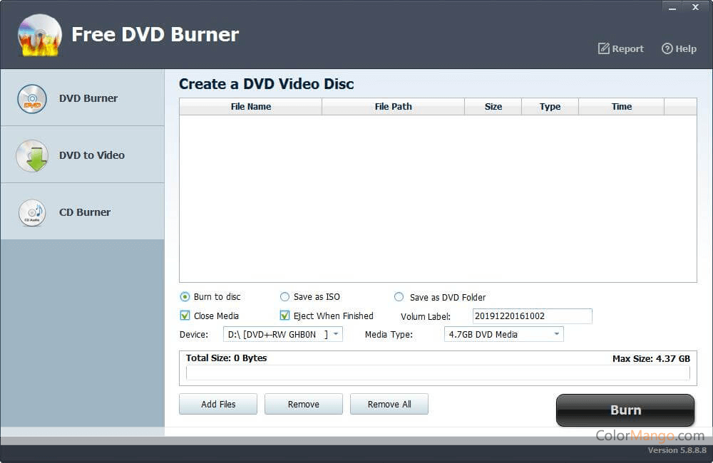 iLike DVD Burner Screenshot