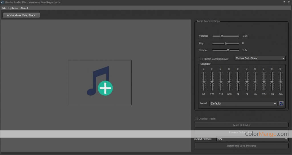 Kanto Audio Mix Screenshot