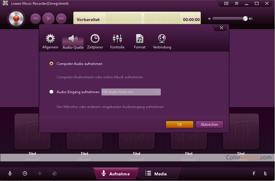 Leawo Musik Recorder Screenshot