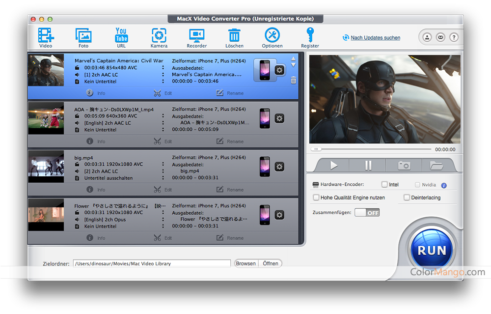 MacX Video Converter Pro Screenshot