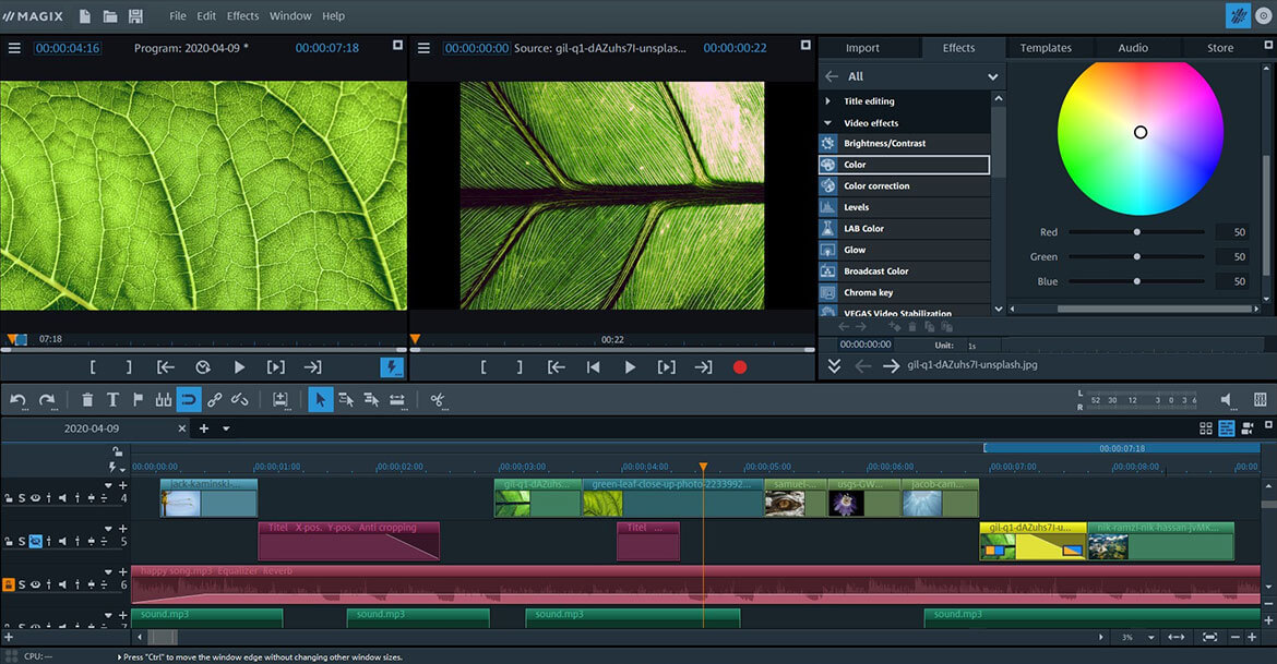 MAGIX Video Pro X 365 Screenshot