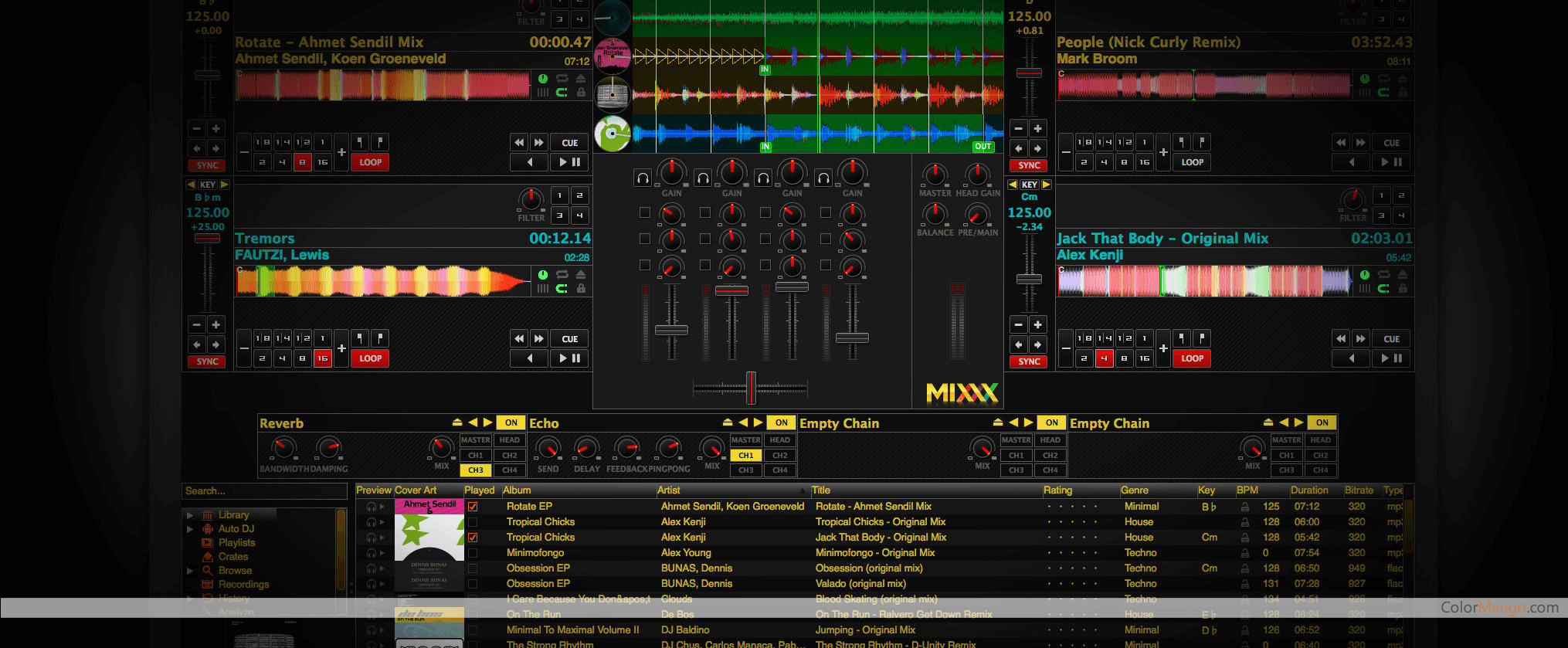 Mixxx Screenshot