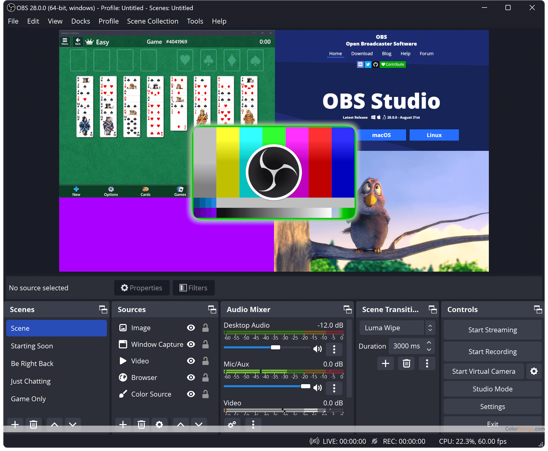 OBS Studio Screenshot