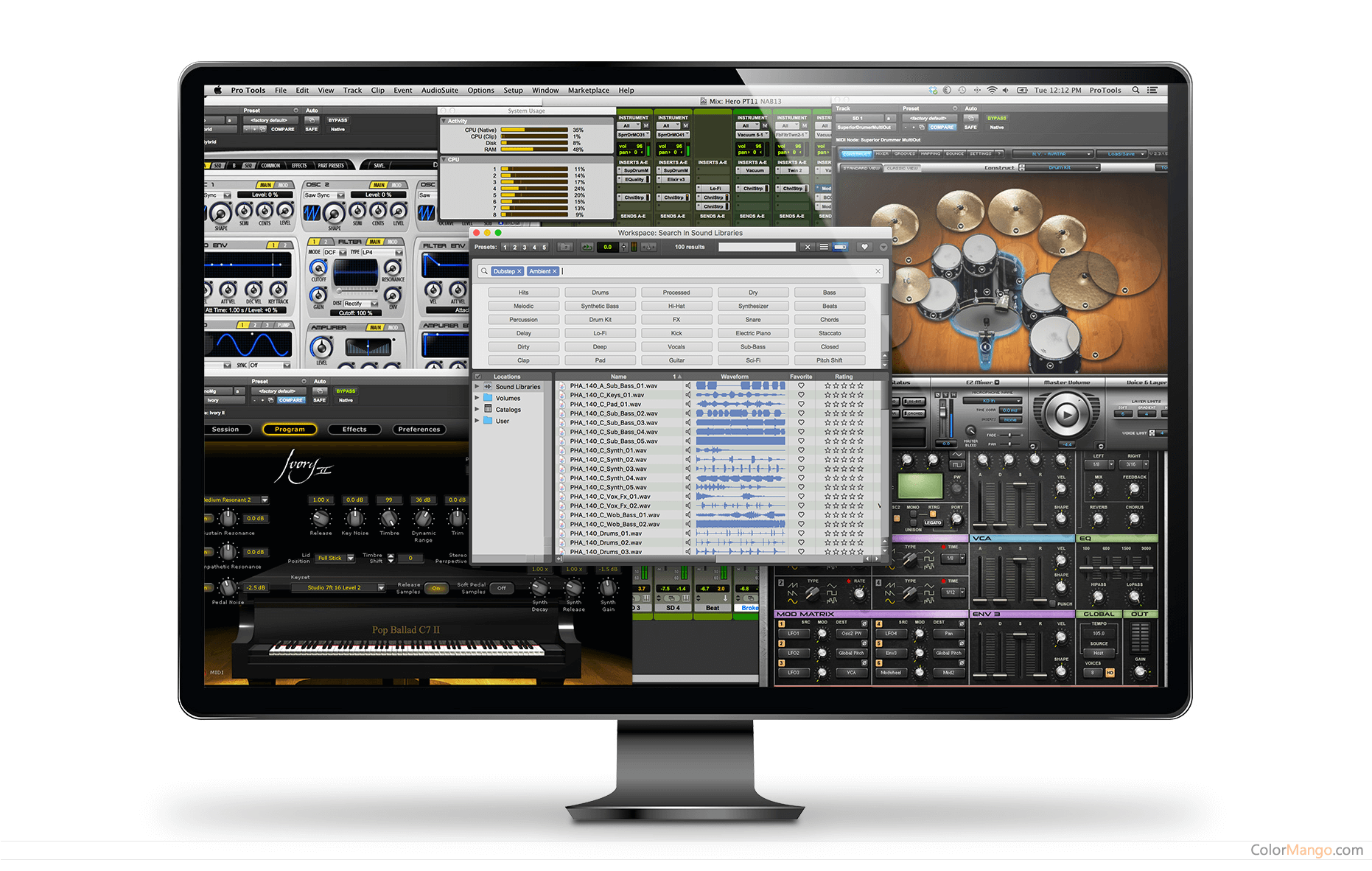 Avid Pro Tools Studio Screenshot