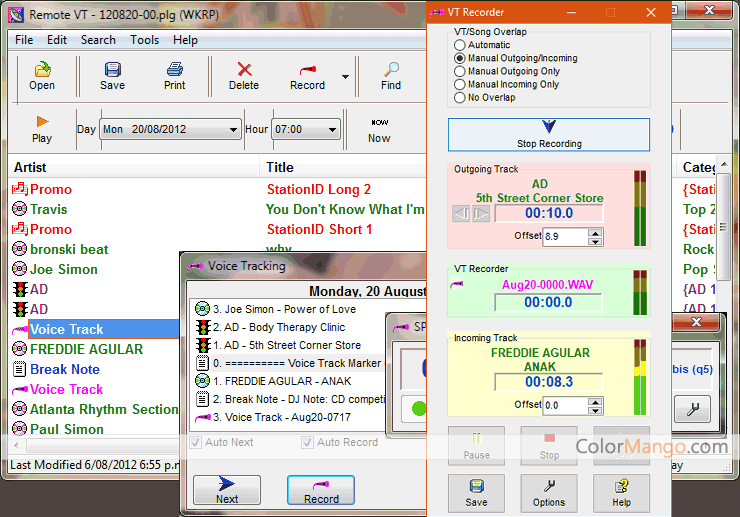 StationPlaylist Remote Voice Tracker Discount Coupon Screenshot
