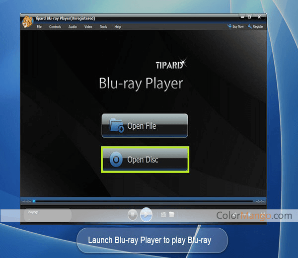 Tipard Blu-ray Player Screenshot