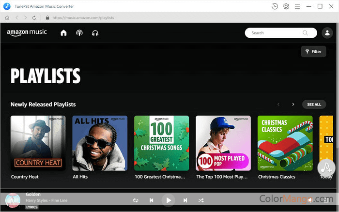 TunePat Amazon Music Converter Screenshot