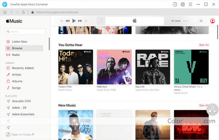 TunePat Apple Music Converter Screenshot