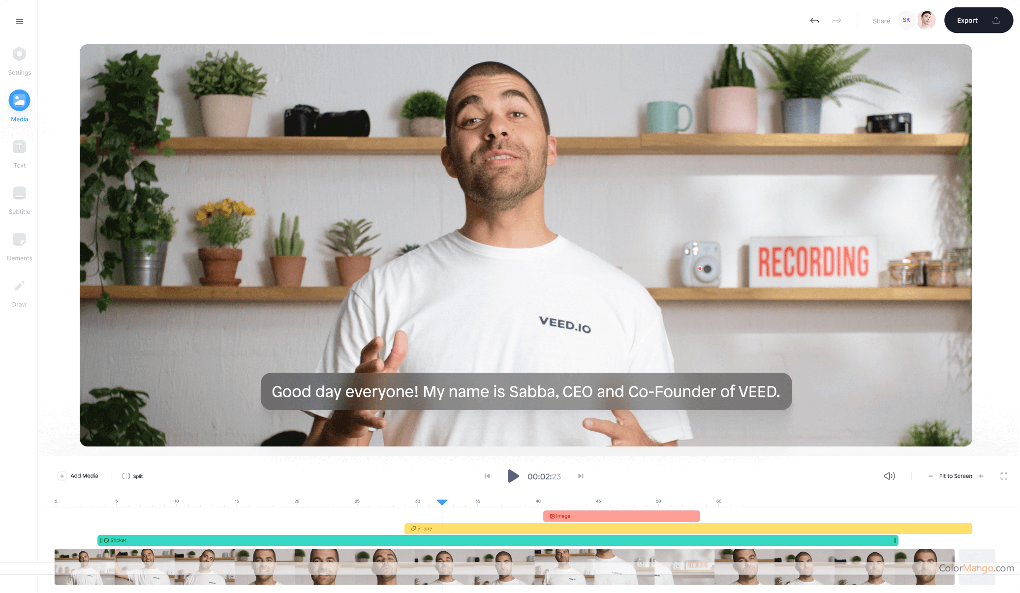 VEED Screenshot