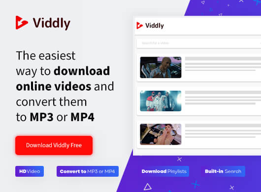 Viddly YouTube Downloader Screenshot