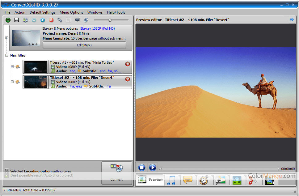 VSO ConvertXtoHD Screenshot