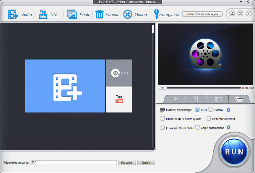 WinX HD Video Converter Deluxe Screenshot