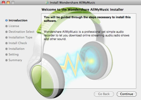 Wondershare AllMyMusic for Mac Screenshot