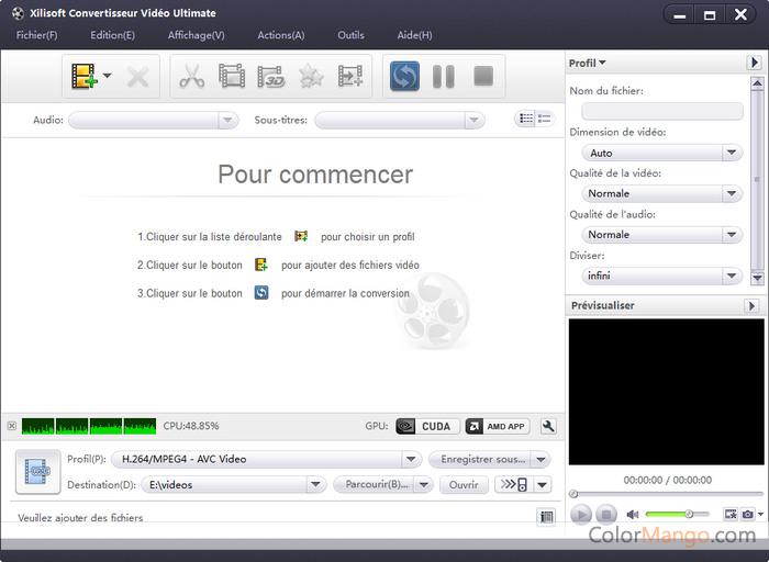 Xilisoft Convertisseur Vidéo Ultimate Screenshot