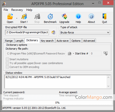 Advanced Pdf Password Recovery Download Crack