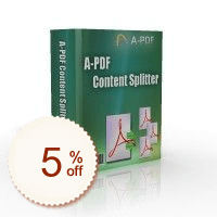 A-PDF Content Splitter Discount Coupon