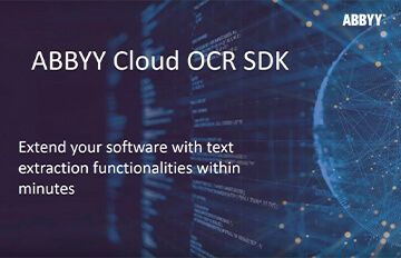 ABBYY Cloud OCR SDK Shopping & Trial