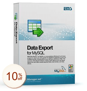 EMS Data Export for MySQL Discount Coupon