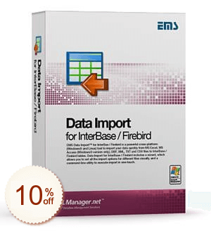 EMS Data Import for InterBase/Firebird Discount Coupon Code