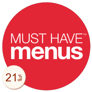 MustHaveMenus Discount Coupon
