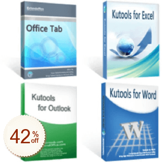 Office Tab + Kutools for Excel / Outlook / Word OFF